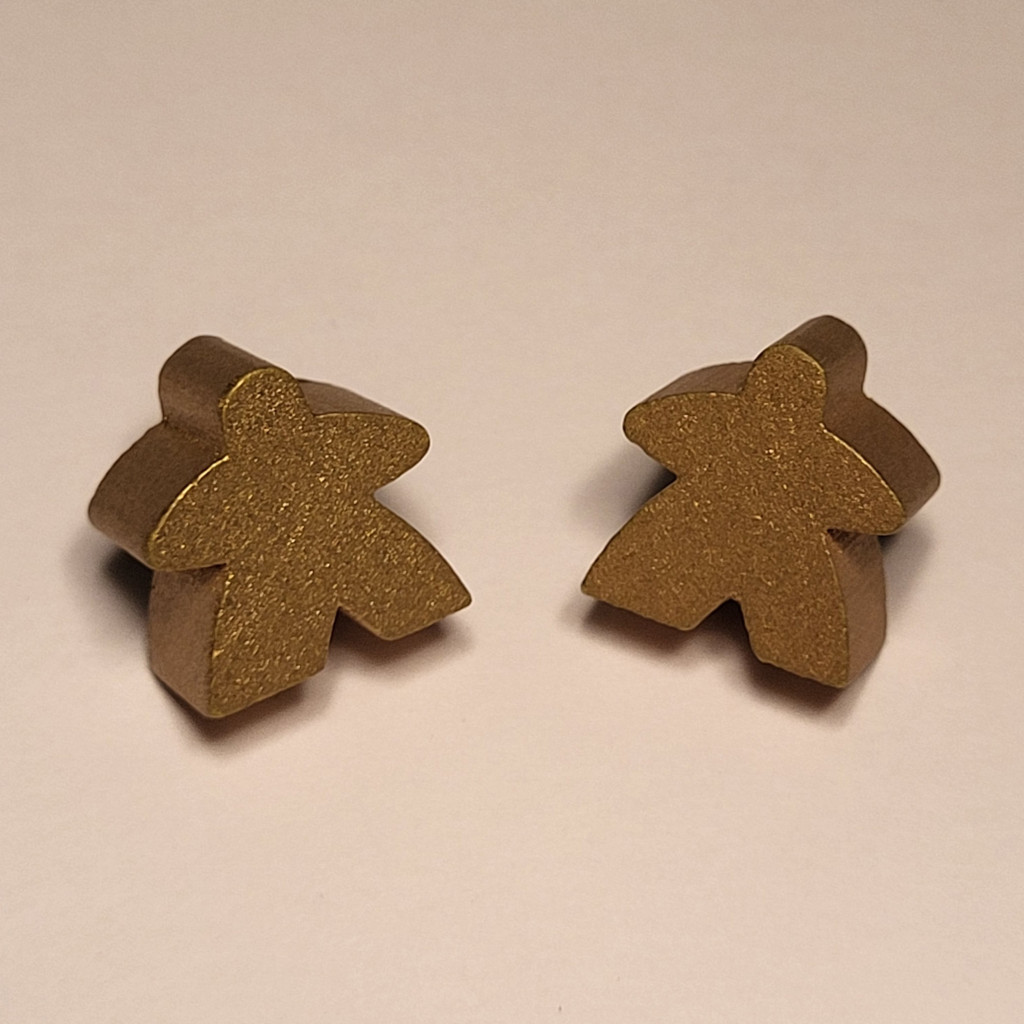 Meeples en fête ! Boucles d’oreilles puce - Bronze