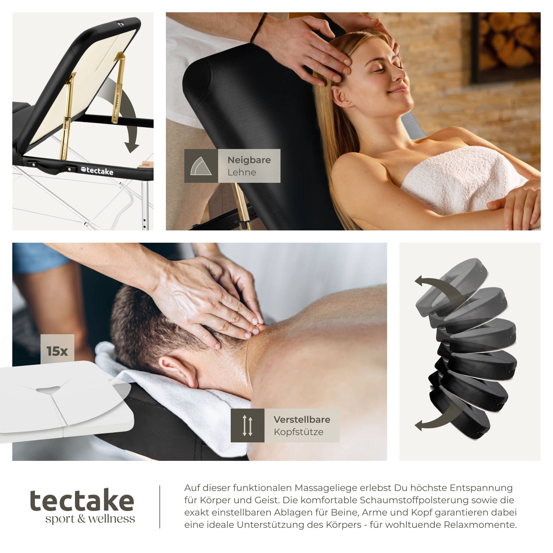3 Zonen Massageliege Phuket