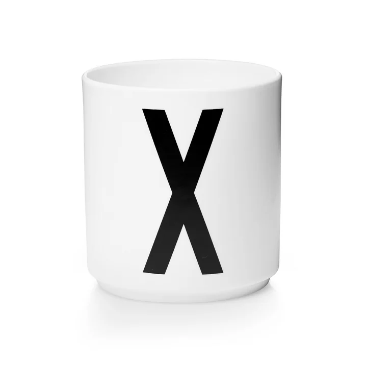Design Letters - AJ Porzellan Becher X, weiss
