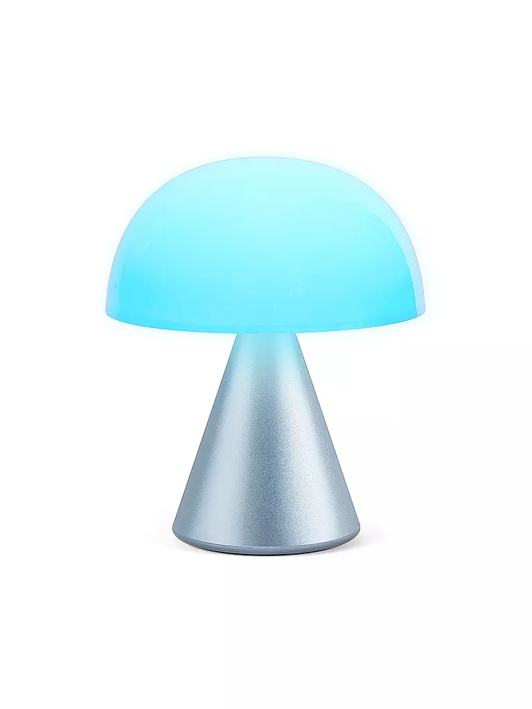 LEXON LED Lampe MINA M 11cm Light Blue hellblau