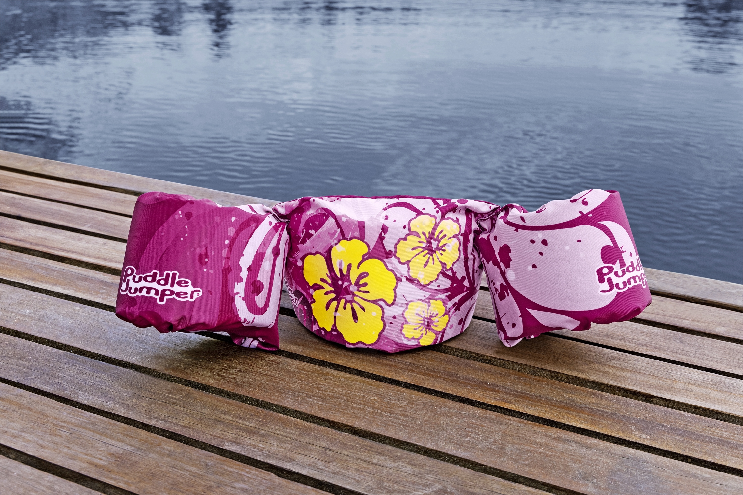 Schwimmhilfe für Kinder Puddle Jumper Tropical Flowers 15 - 30 kg