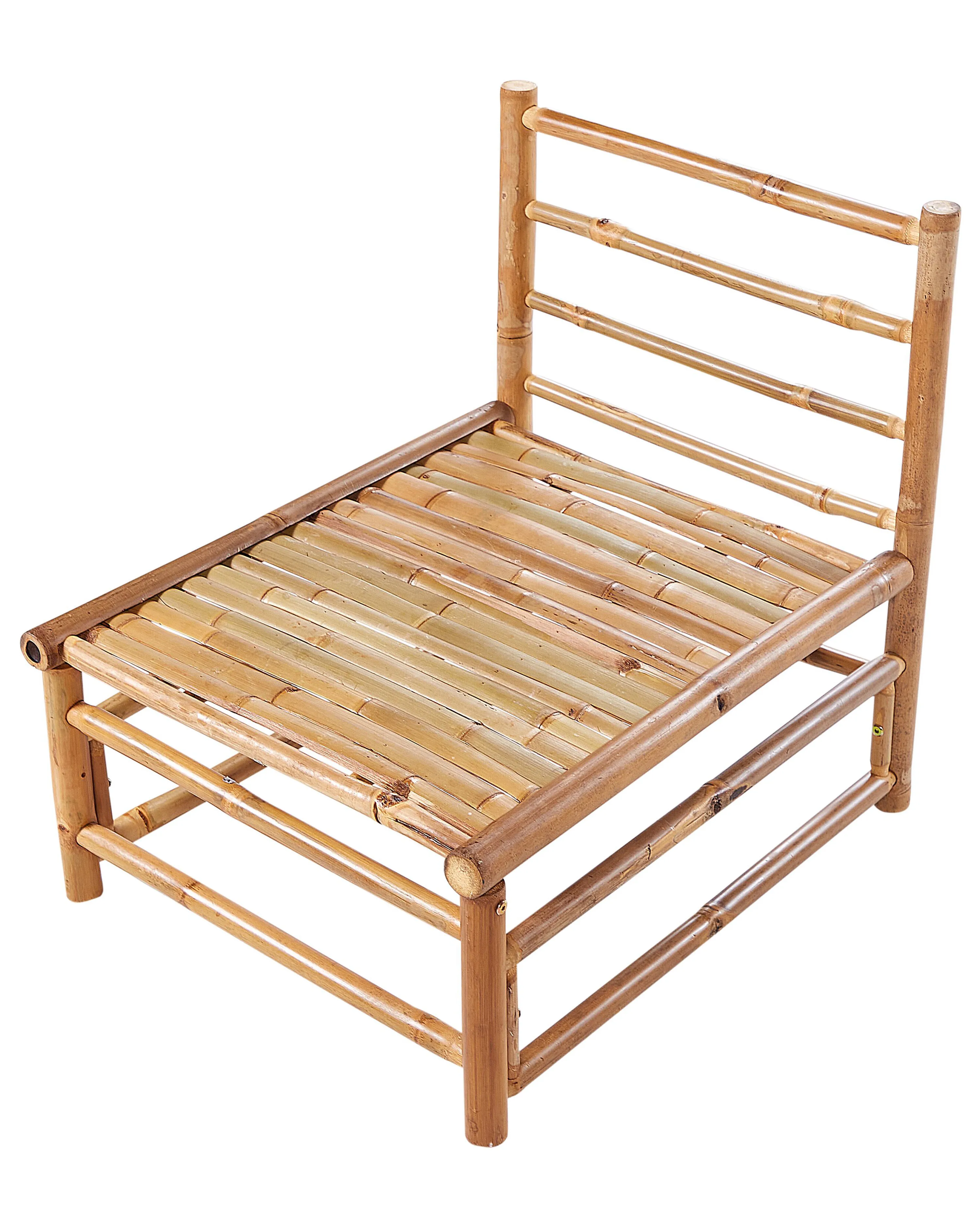 Tuin 1-persoons zitmodule CERRETO Bamboehout Taupe