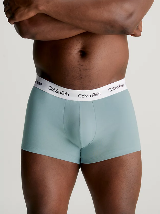 Conjunto com 3 Cuecas Boxer Plus Size de Cintura Baixa - Algodão Elástico