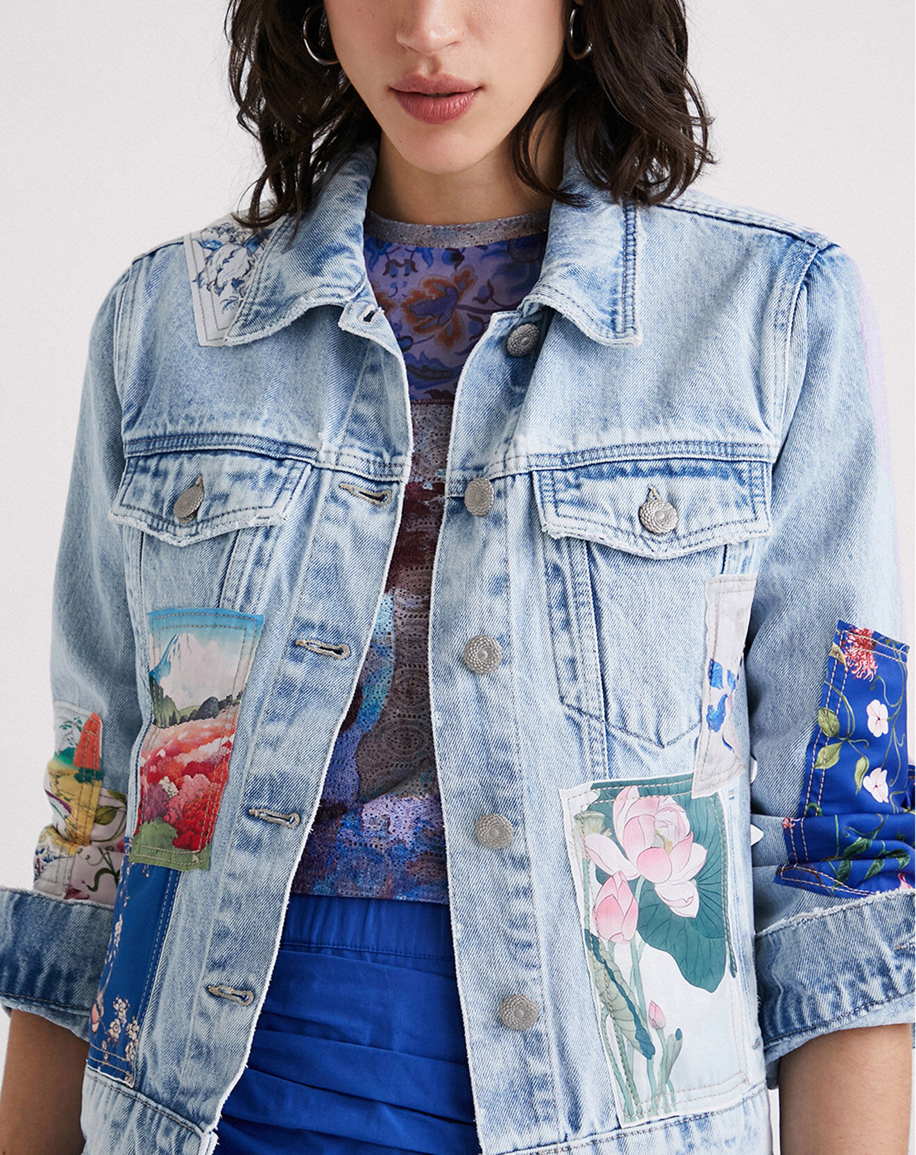 Desigual Veste en jean Elea denim
