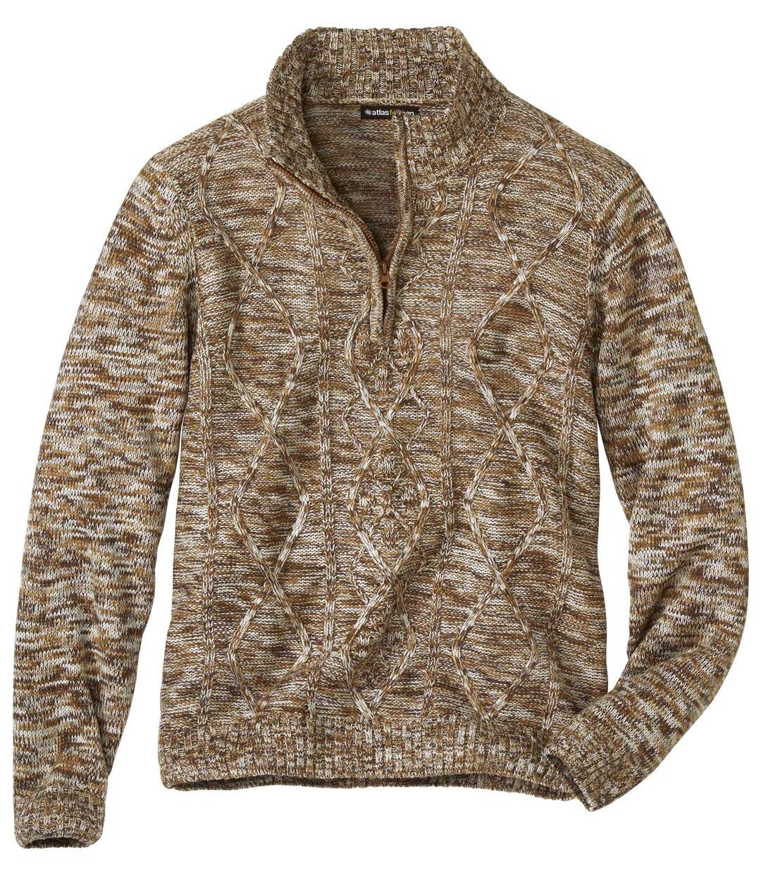 Pull Camionneur Tricot Chiné