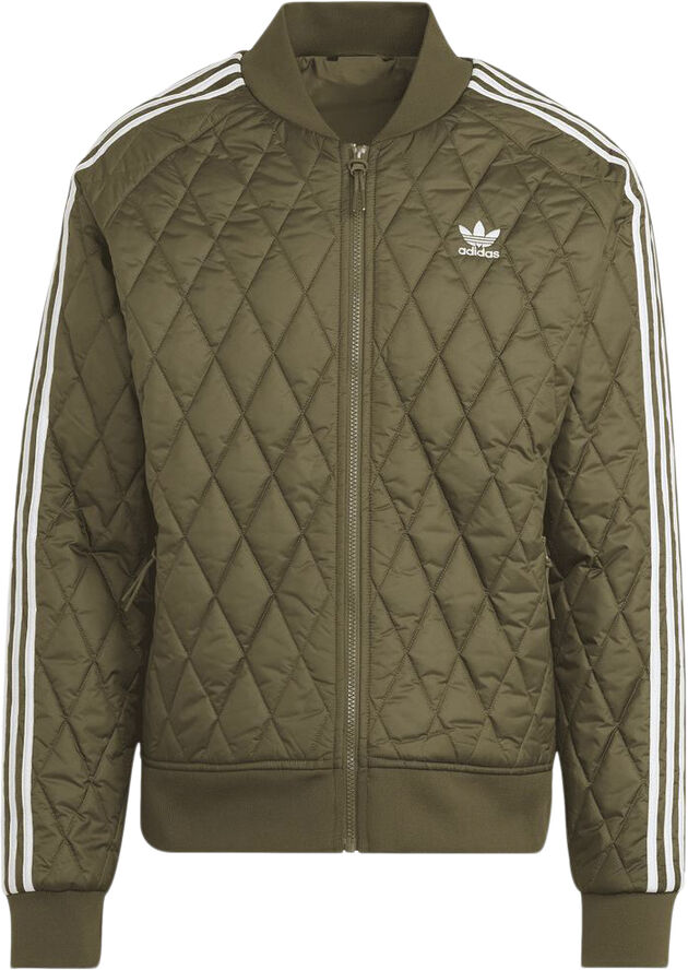 adidas adicolor classics quilted sst jacket Brown