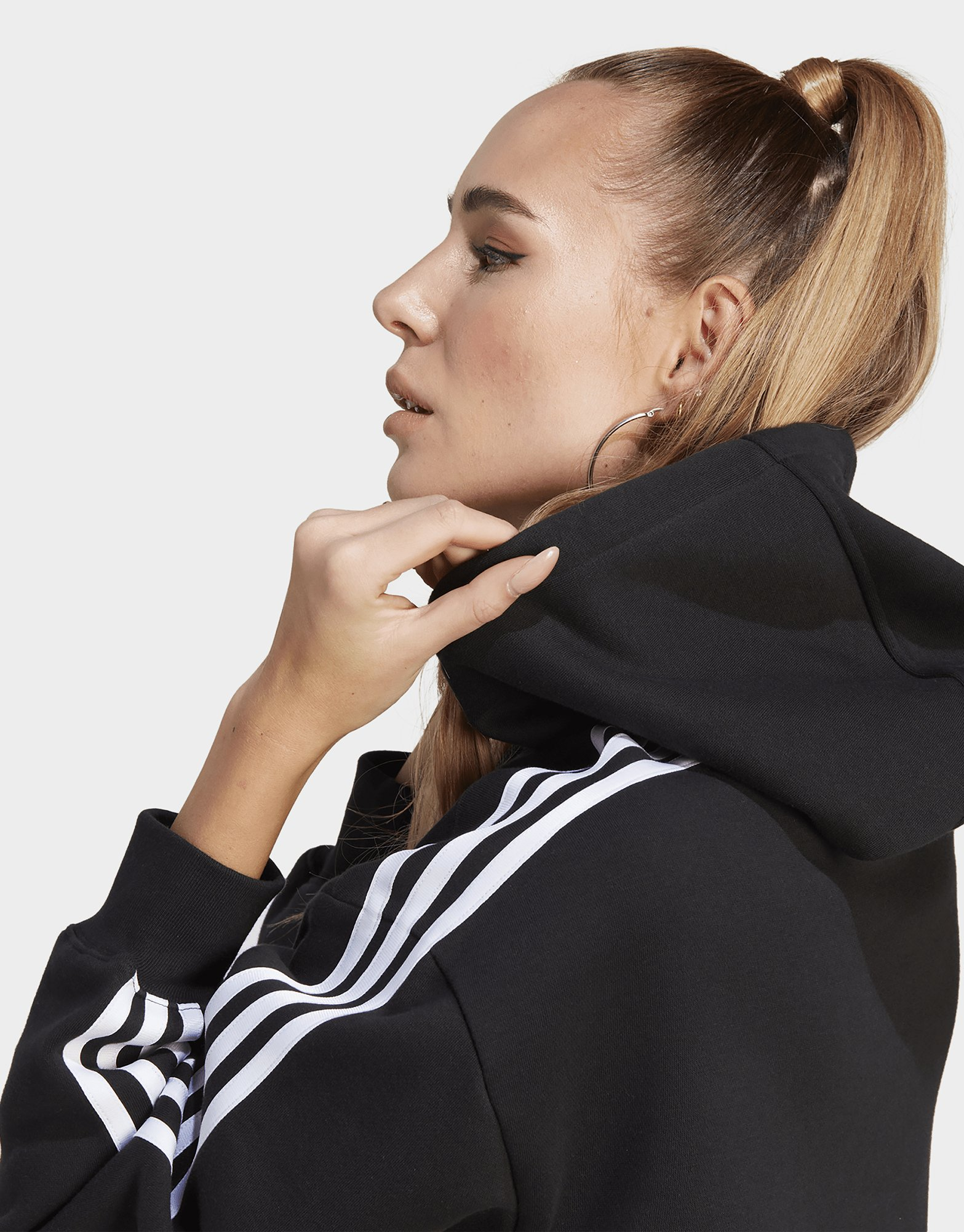 adidas Originals Sweat-shirt à capuche court Adicolor Classics