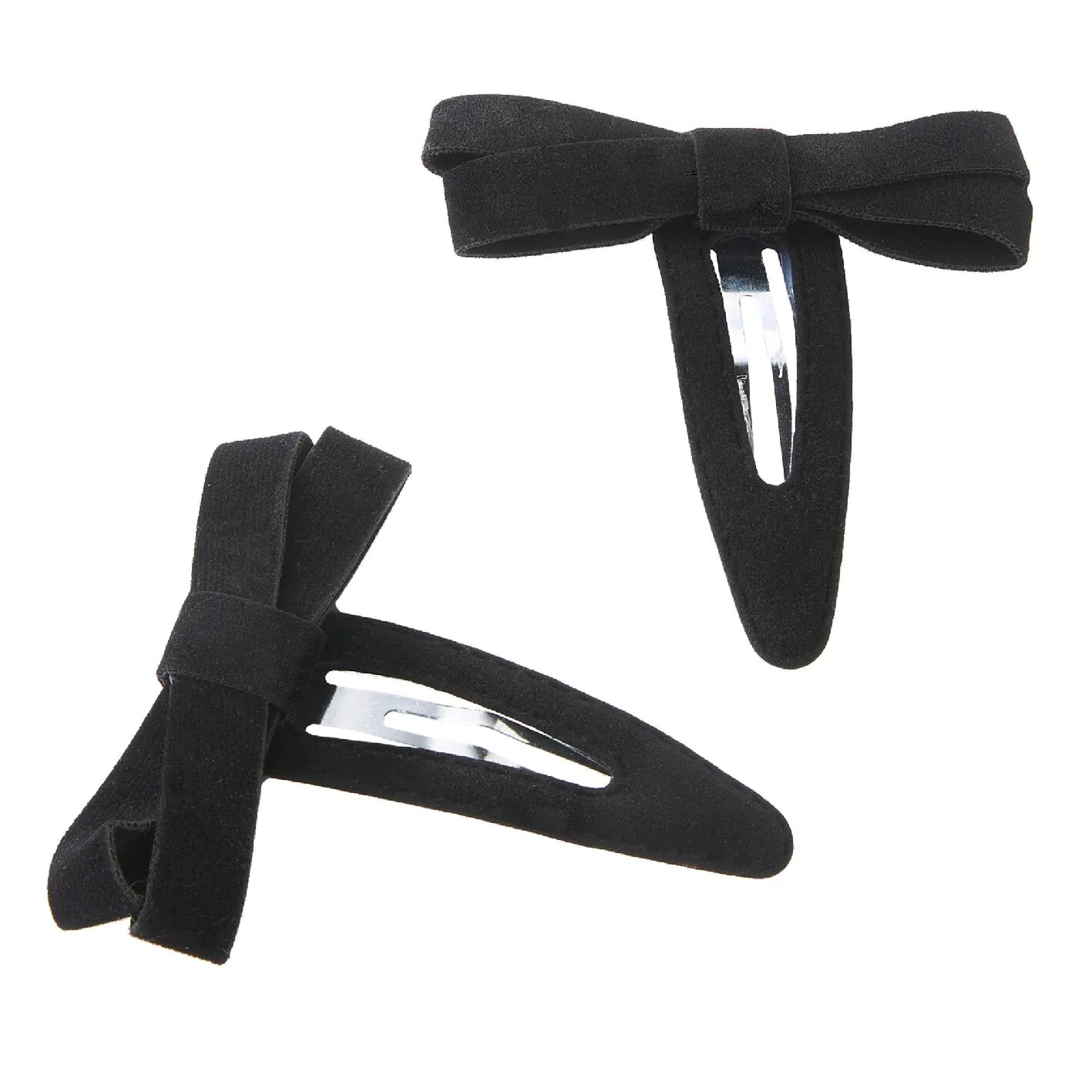 2er Set Haarspange Weihnachten, schwarz