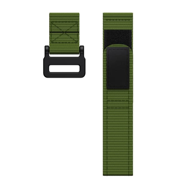 INF Garmin Fenix 6X/5X/3/3 HR armbånd 26 mm nylon Grønn
