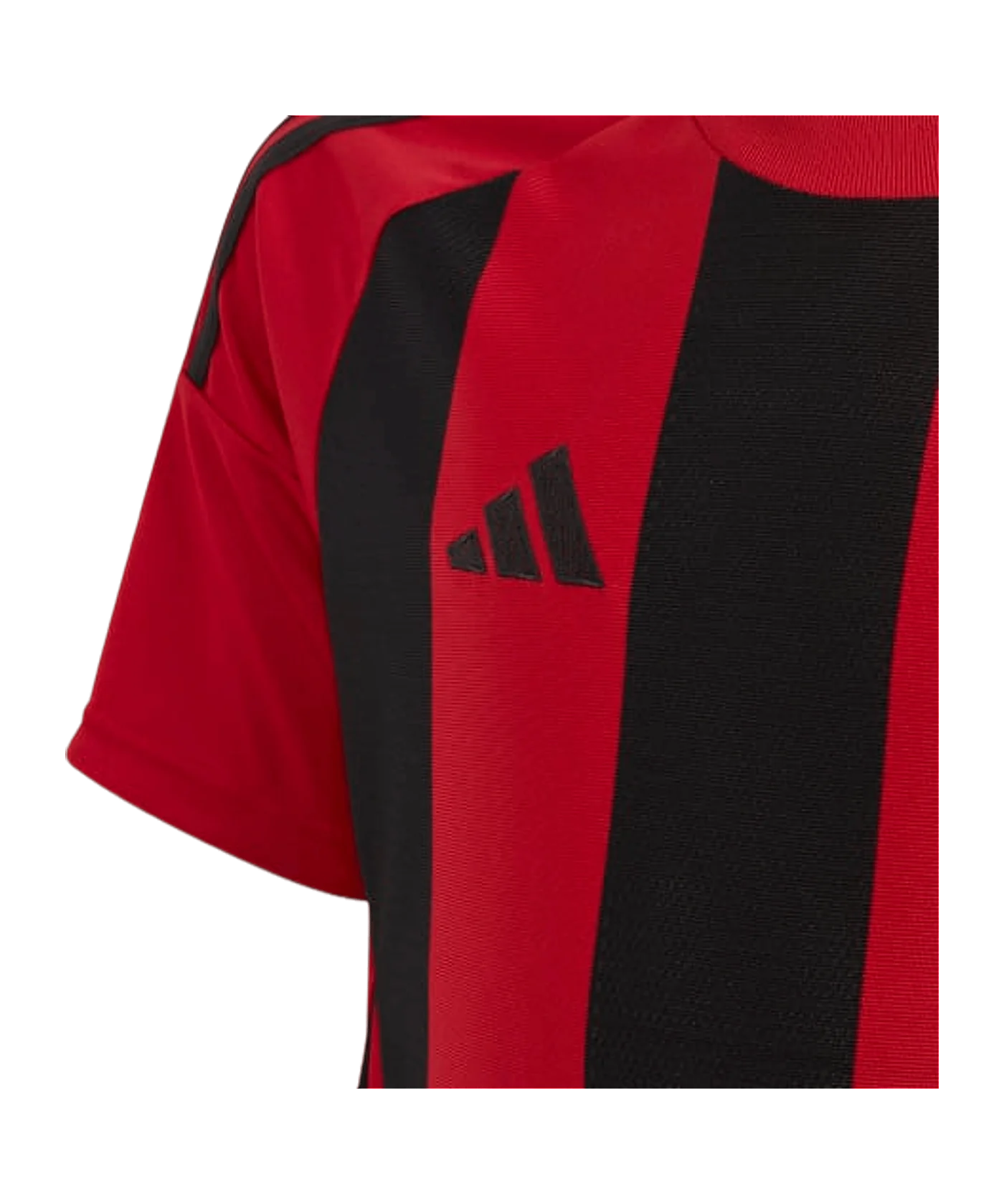 adidas Striped 24 Trikot Kids Rot Schwarz