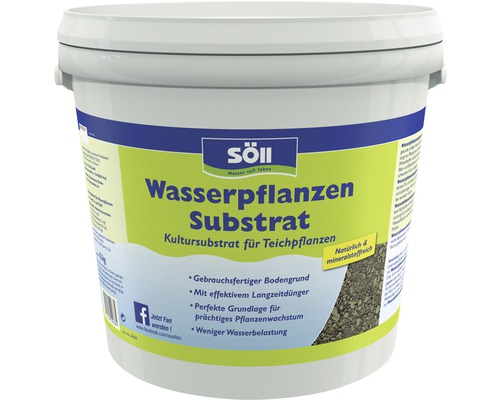 Waterplantensubstraat Söll voor vijverplanten 12 kg