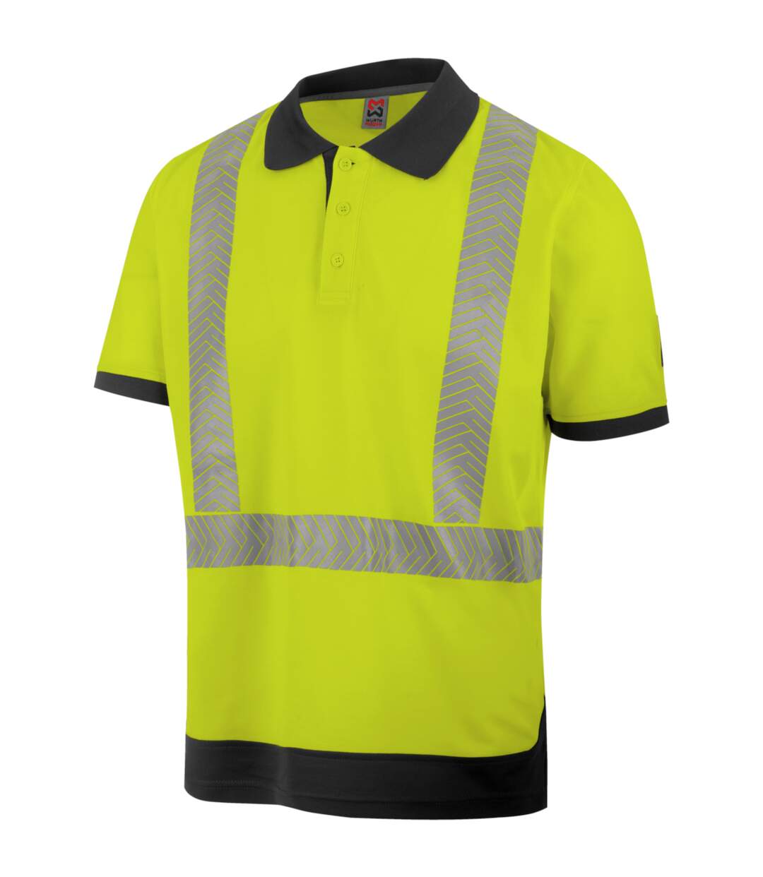 Polo de travail haute-visibilité jaune fluo Würth MODYF