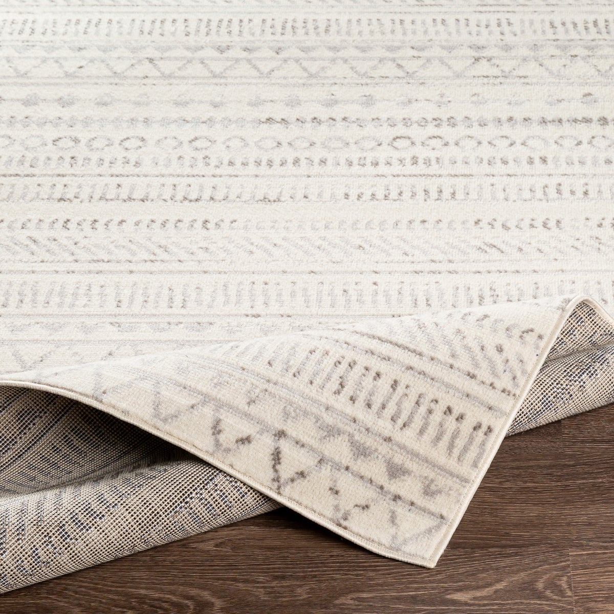 Scandinavisch Boho Vloerkleed Grijs/Wit 200x275 cm BIANCA