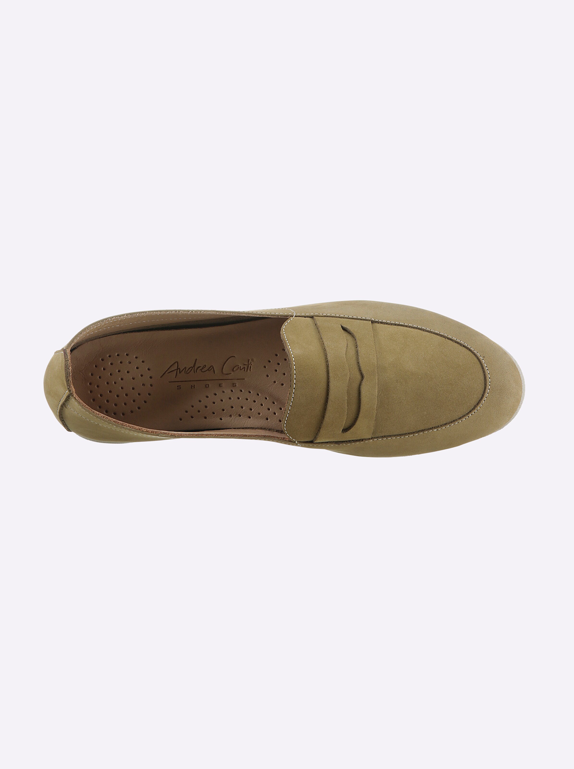 heine Slipper in schilfgrün