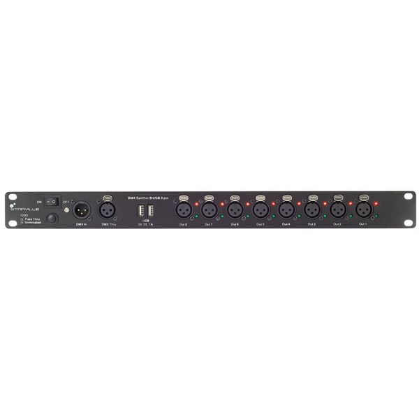Stairville DMX Splitter 8 USB 3 pin