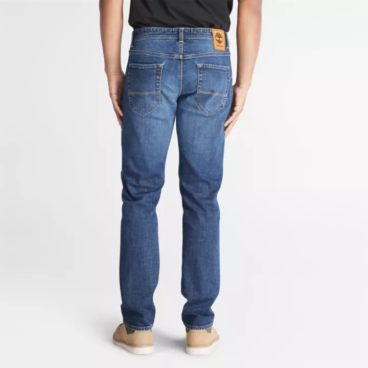 Jean stretch Core pour homme en bleu marine