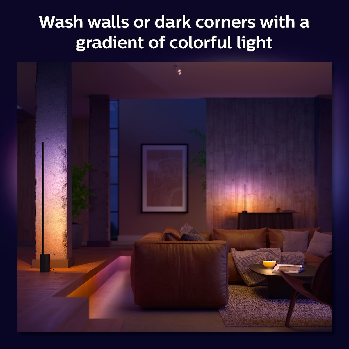 Philips Hue Gradient Signe bordlampe (sort)