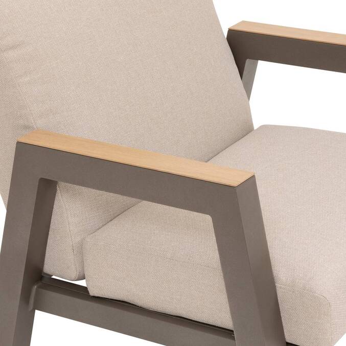 Fauteuil de salon de jardin AXIOME Praline