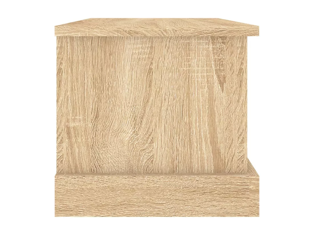 Boîte de rangement chêne sonoma 50x30x28 bois d'ingénierie