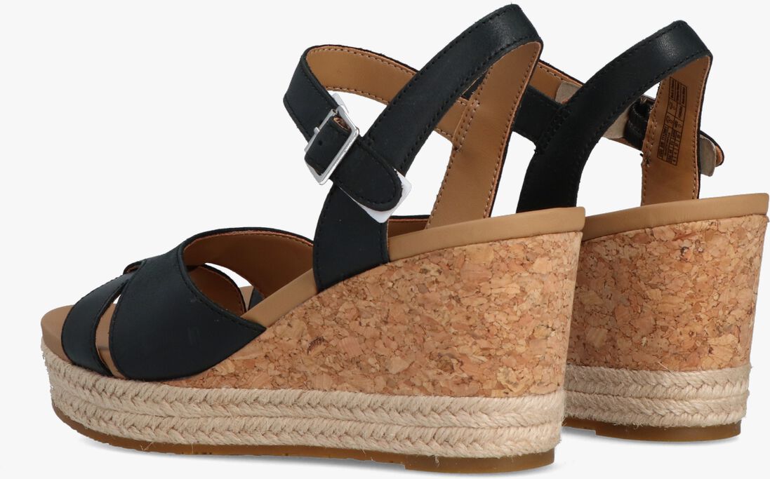 UGG zwarte ugg sandalen cloverdale