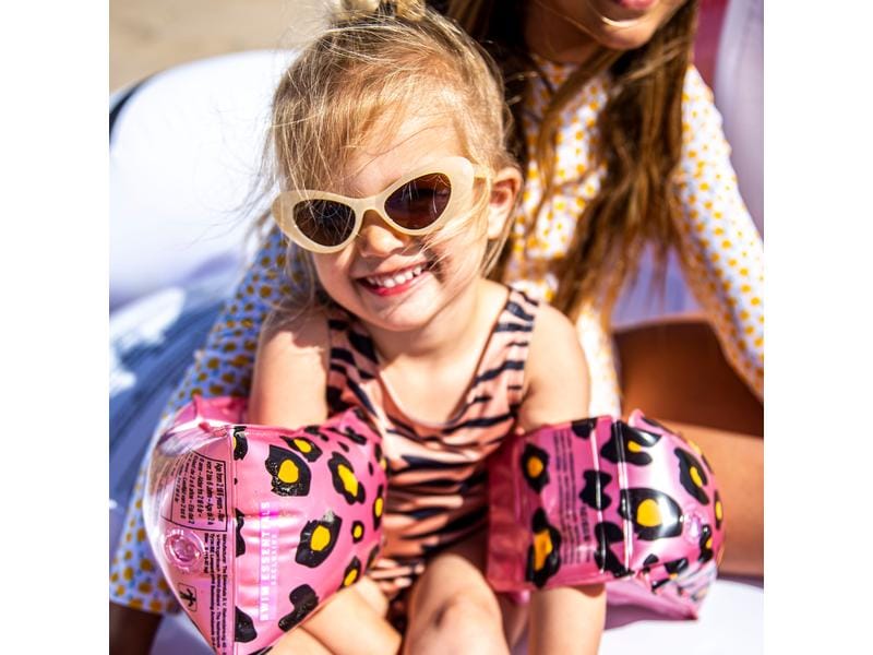 Swim Essentials Schwimmflügel 2-6 Jahre Leopard Rose Gold Swimming Armbands für Kinder