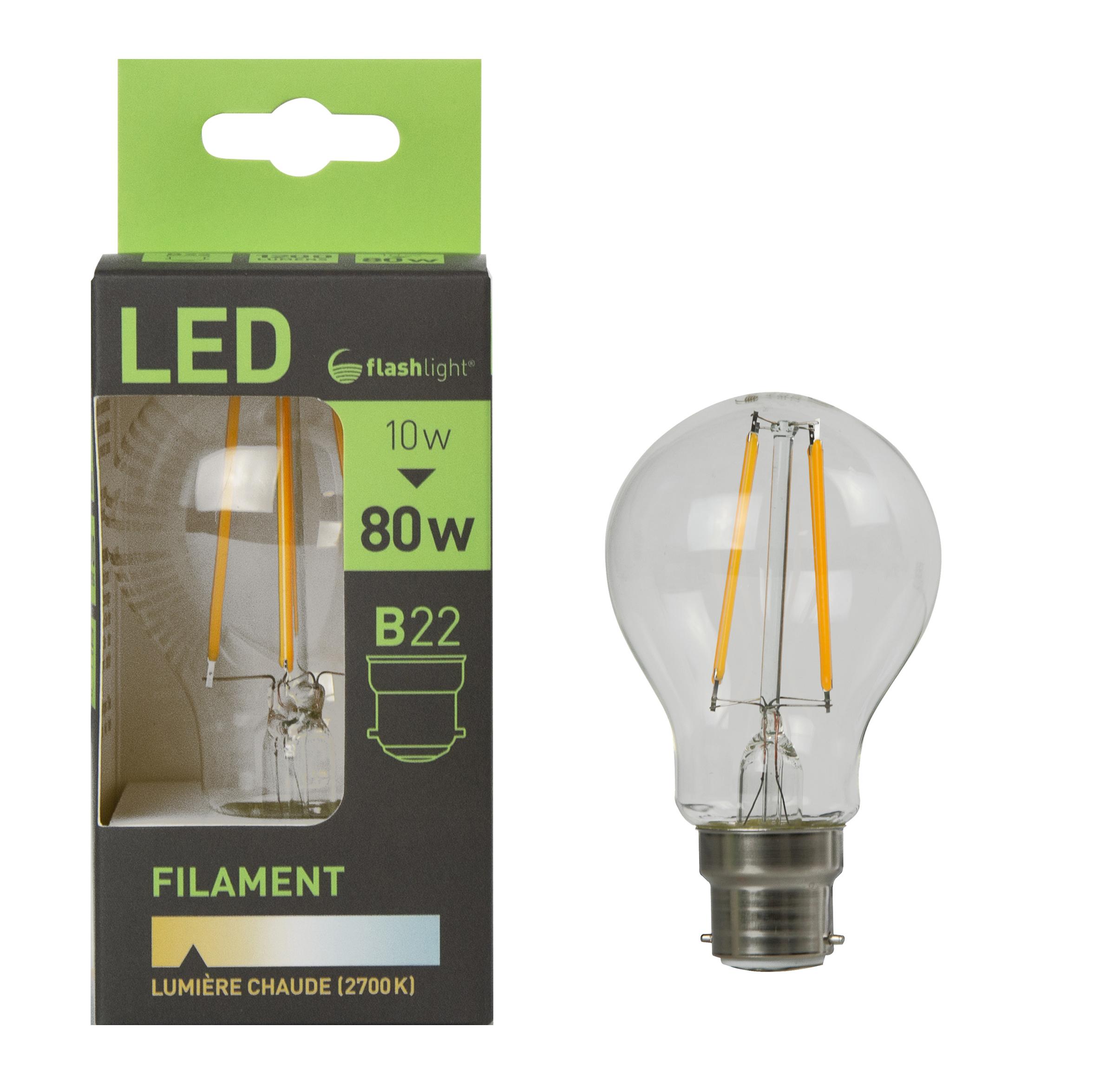 AMPOULE LED 4 FILAMENTS B22 10W