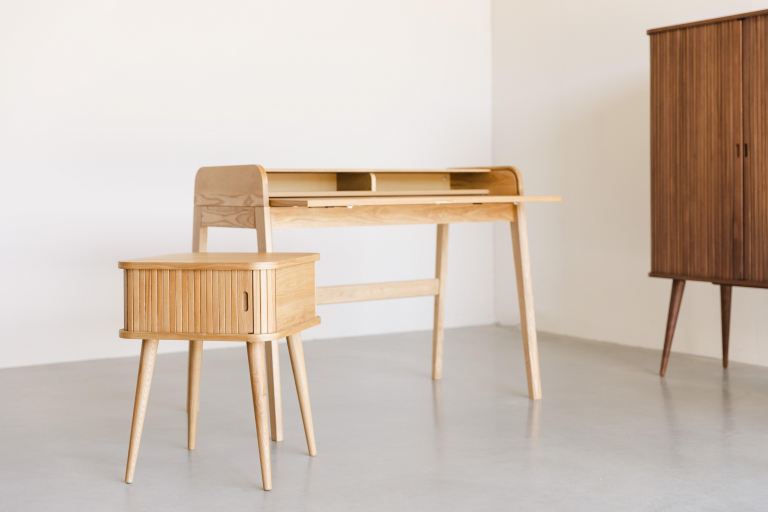 Zuiver Barbier bureau zwart