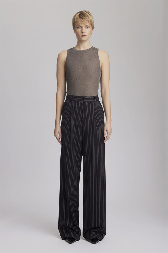 Gestuz SilviGZ top Warm grey metallic