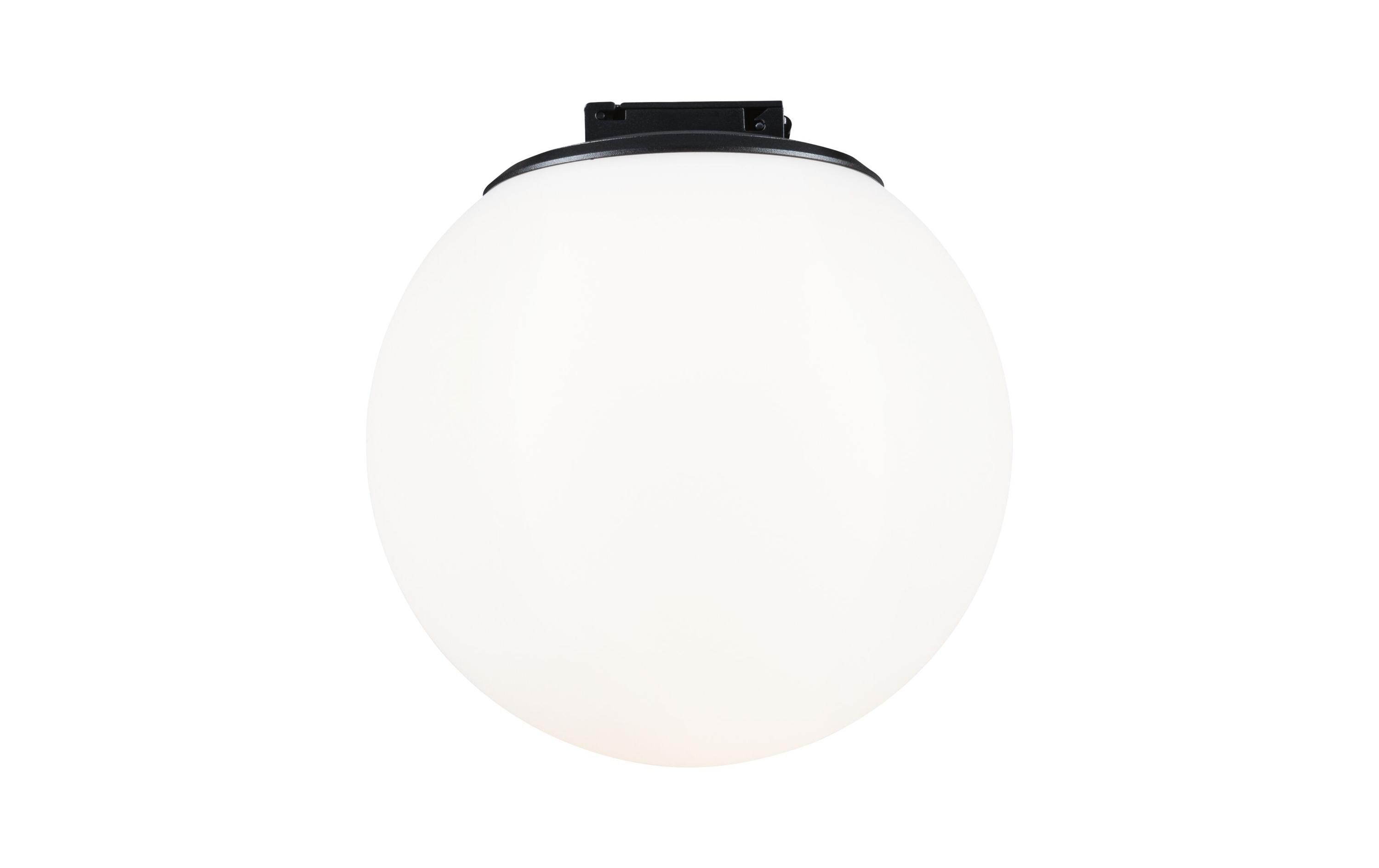 ULine Pendel Ball 150 mm, 3000 K, 90 Ra, Aluminium, SchwarzGurt-System-Leuchte