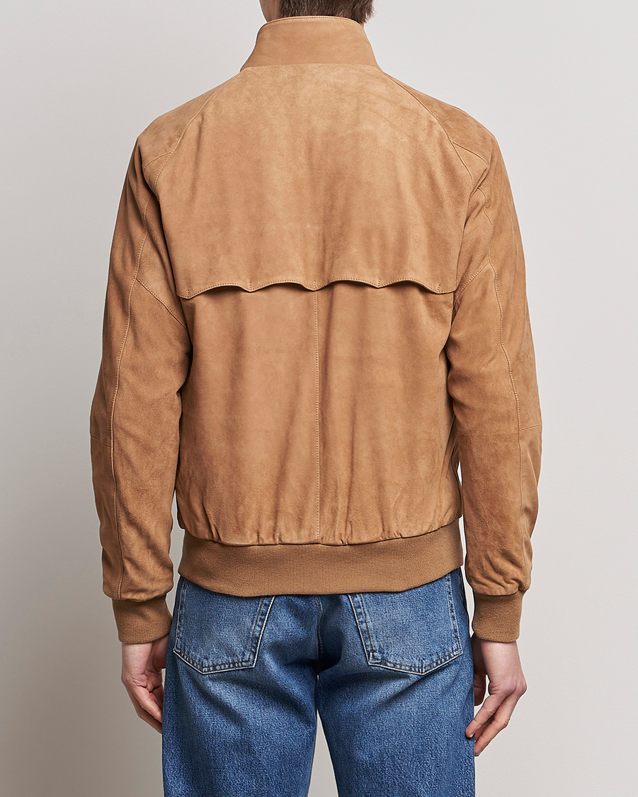 Baracuta G9 Suede Jacket Tobacco