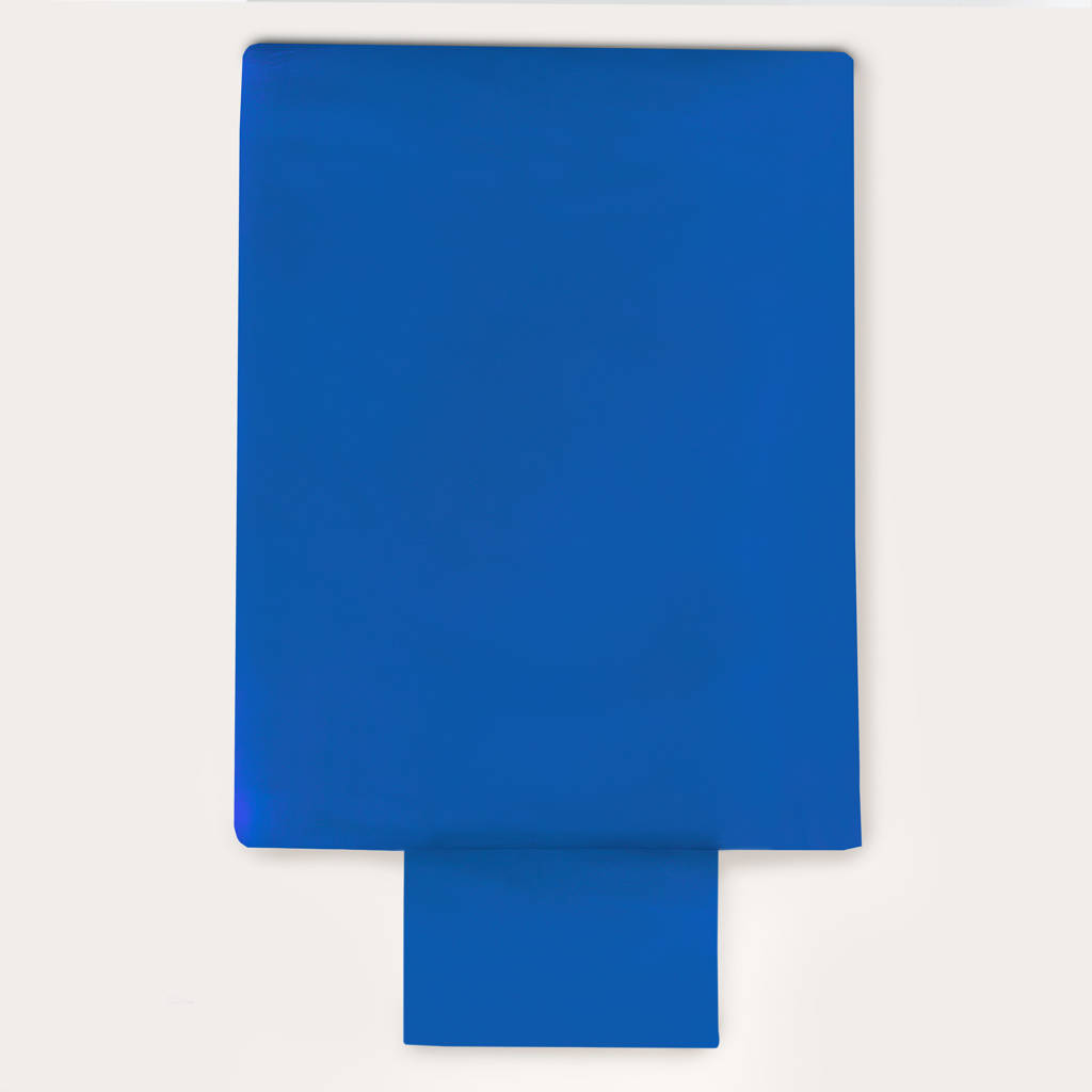 katoenen dekbedovertrek ledikant blauw (100x135 cm)