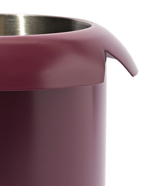 refroidisseur de vin acier inoxydable rouge foncé