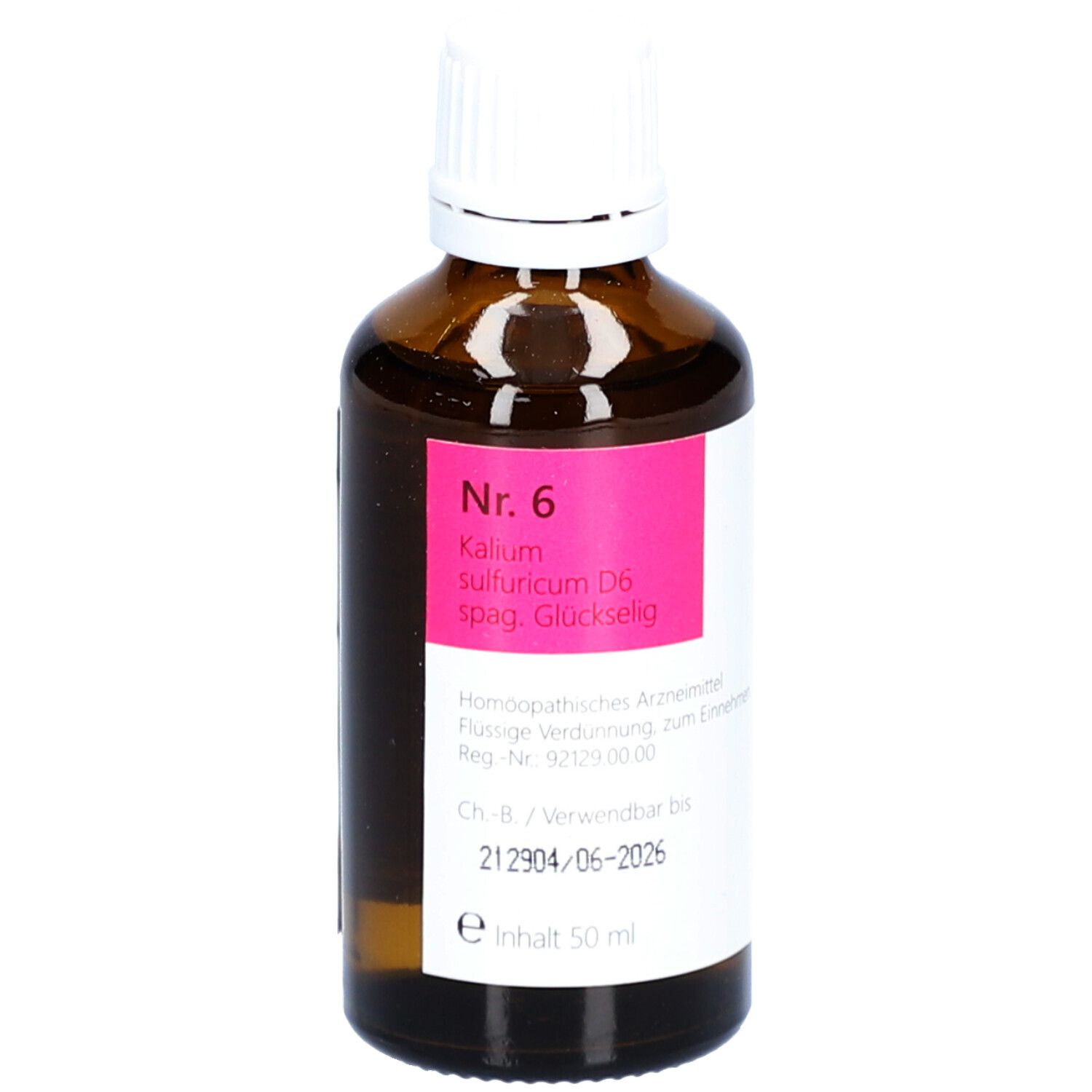 NR.6 Kalium sulfuricum D 6 spag.Glückselig