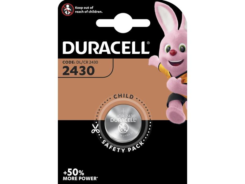 Duracell Knopfzelle Lithium CR2430 , 1 Stück Typ Knopfzelle, 1 Stück