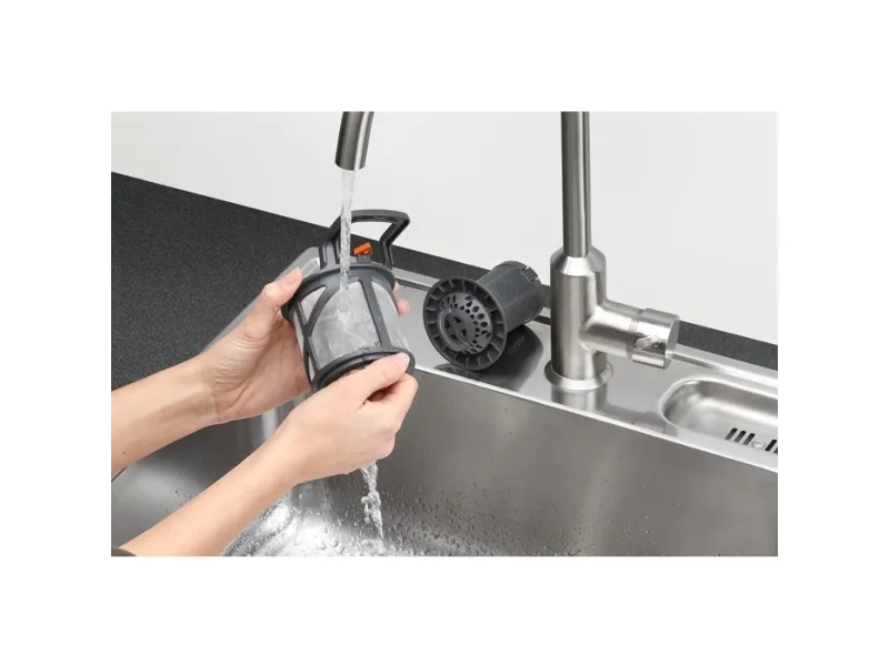 AEG FSE73527P, Fuldt indbygget, Slimline (45 cm), Hvid, 1,5 m, 1,5 m, 1,5 m
