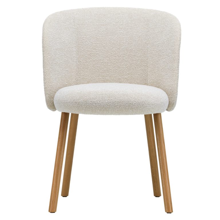 Vitra Mikado Side Chair stoel eiken onderstel Ivory