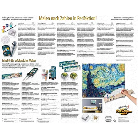 Schipper Malen nach Zahlen Vincent van Gogh, Sternennacht