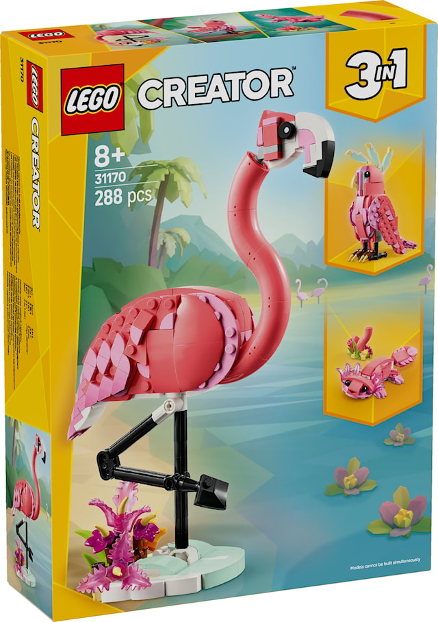 Ville dyr: Rosa flamingo LEGO® Creator (31170)