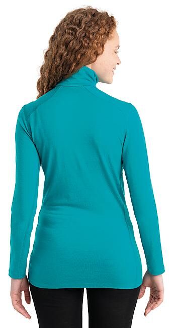 ICEBREAKER - T-SHIRT ML DEMI ZIP OASIS HALPH ZIP W