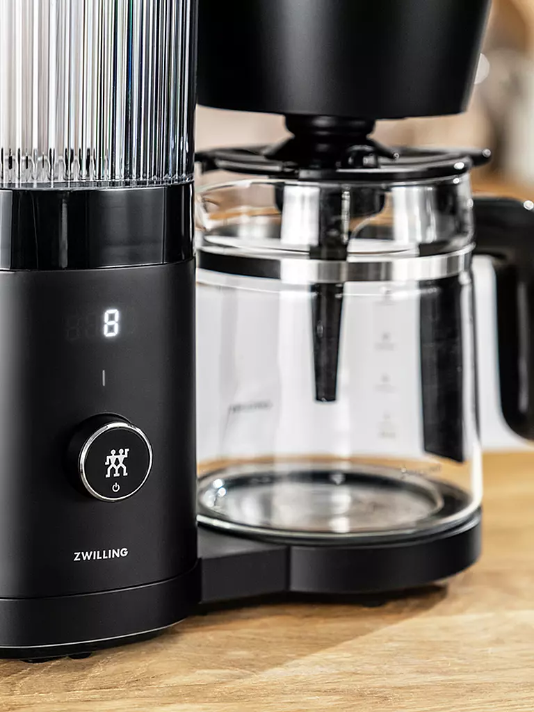 ZWILLING Filterkaffeemaschine ENFINIGY 1,5l Schwarz schwarz