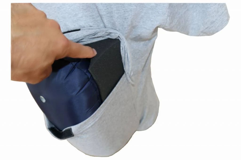 RVS Rückenlageverhinderungs-Shirt WK3 mit innovativer Rückeneinsatz-Kombination