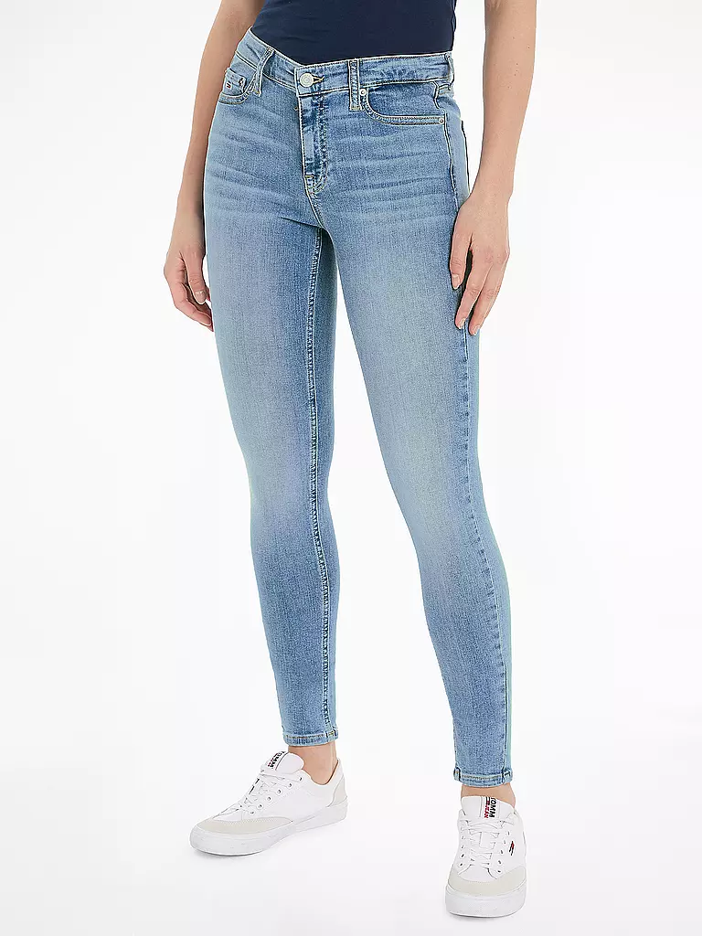TOMMY JEANS Jeans Skinny Fit NORA hellblau