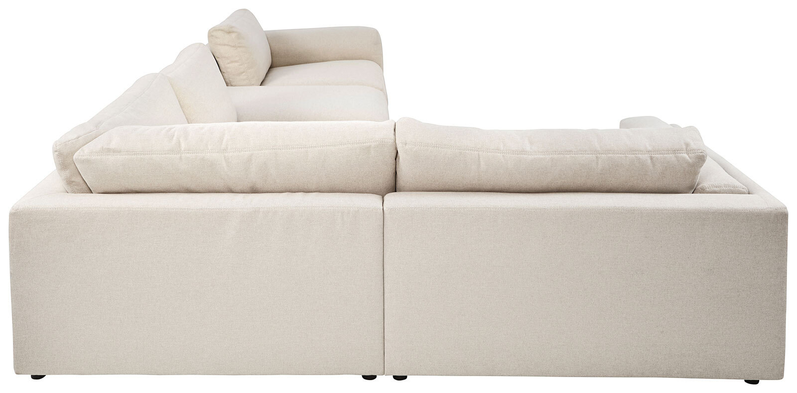 Ole Gunderson Ecksofa-Kombi LASSE VI 245 x 445 cm naturbeige