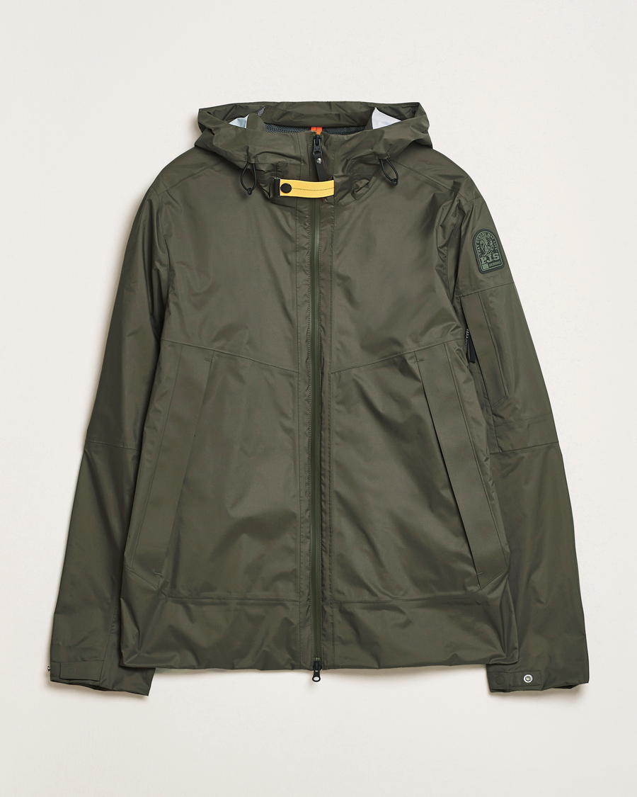 Parajumpers Aso Rain Hooded Jacket Dark Mud