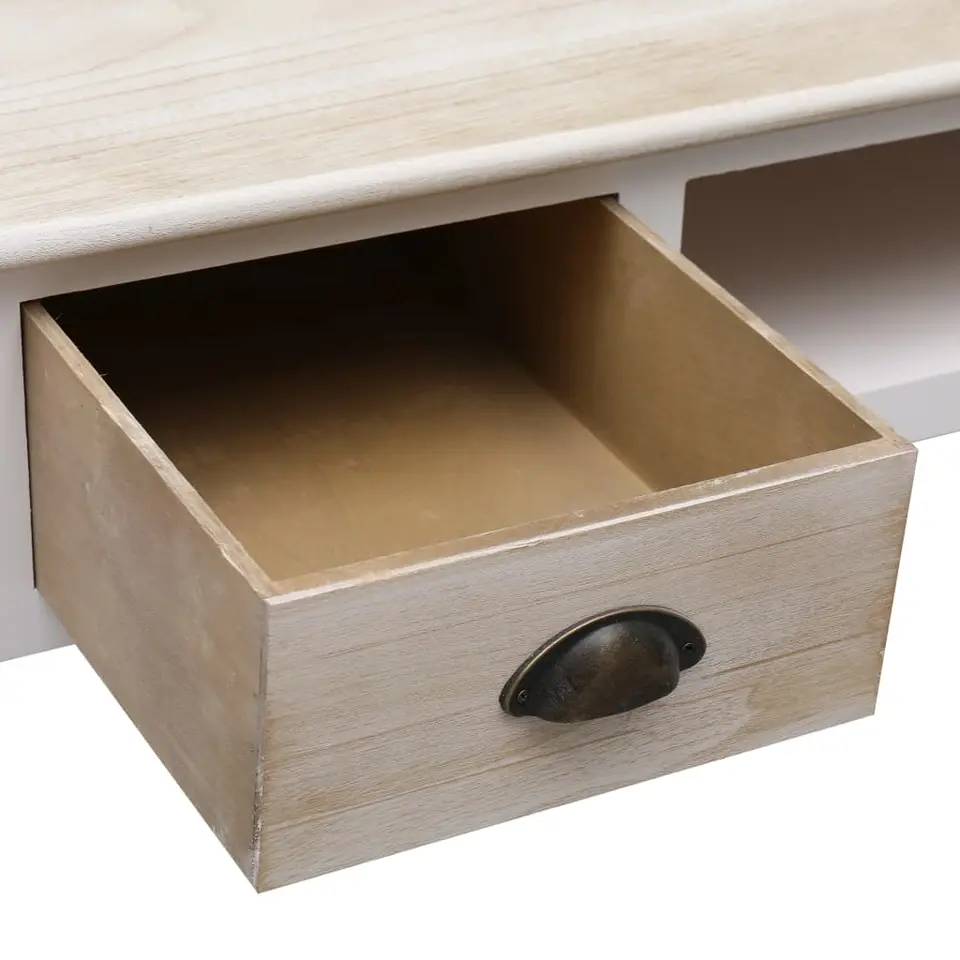 vidaXL - Wandtafel - Bruin - Hout