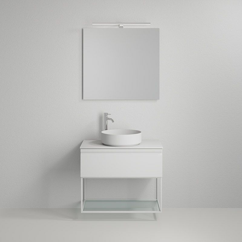 BADEROMSMØBEL CAMARGUE SKÄRGÅRD IQ+ MED FRITTSTÅENDE SERVANT 80CM