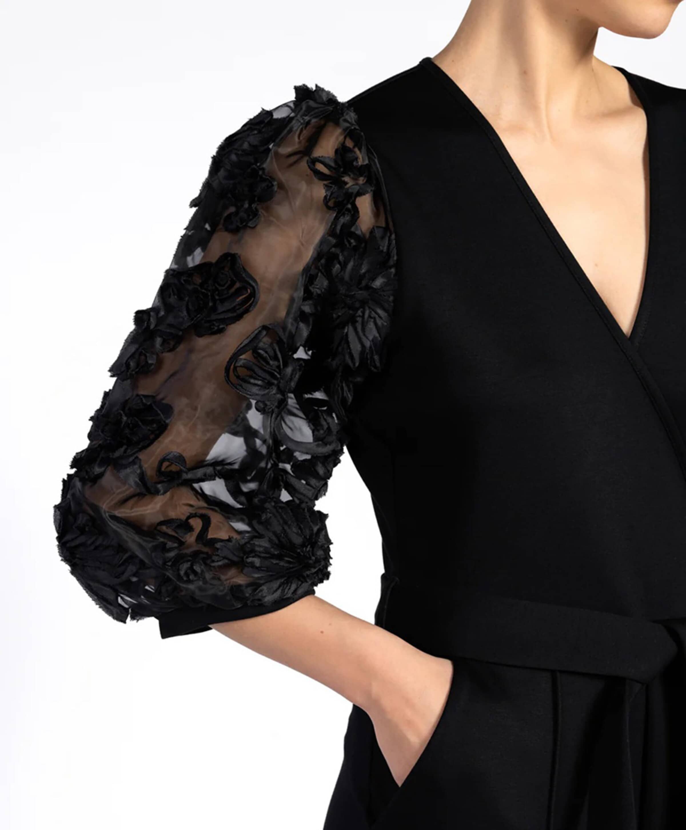 Aaiko LIZETH VIS 436 dames jumpsuit zwart