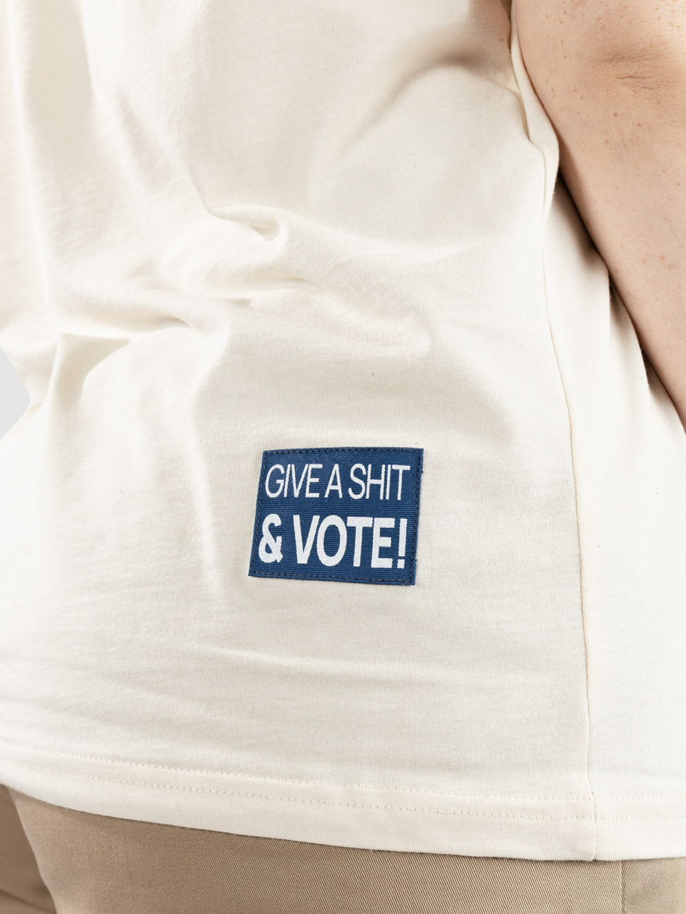 POW Protect Our Winters Vote T-Shirt ecru