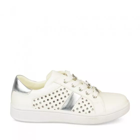 Baskets BLANC LOVELY SKULL