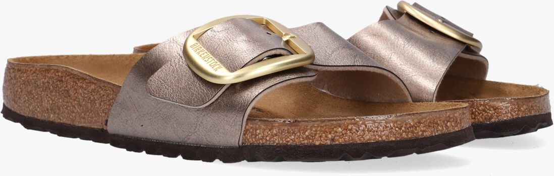 BIRKENSTOCK taupe birkenstock slippers madrid big buckle dames